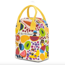 Load image into Gallery viewer, Fluf Zipper Lunch Bag Eat The Rainbow
