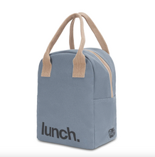 Load image into Gallery viewer, Fluf Zipper Lunch Bag Lunch Blue
