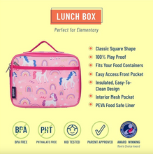 Load image into Gallery viewer, Wildkin Rainbow Unicorn Lunchbox
