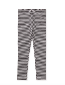 Tea Collection Striped Leggings Jet Black