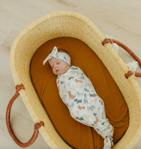 Copper Pearl Swaddle Blanket Rufus