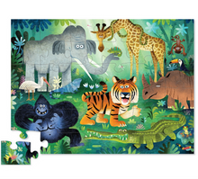 Load image into Gallery viewer, Crocodile Creek Wild Kingdom Floor Puzzle 36 Pieces
