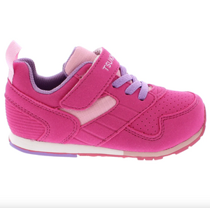 Tsukihoshi Racer Fuchsia/Pink Child Shoes