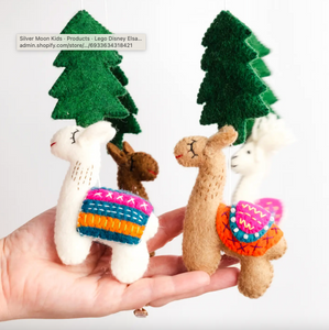 The Winding Road Baby Mobile Llama