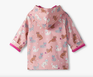 Hatley Little Kitties Snap Raincoat