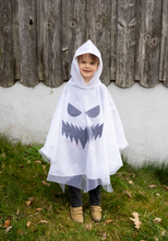 Load image into Gallery viewer, Great Pretenders Spooky Ghost Poncho
