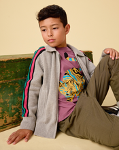 Load image into Gallery viewer, Tea Collection Roaring Tiger Graphic Tee Cassis
