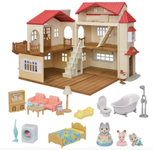 Load image into Gallery viewer, Calico Critters Red Roof Country Home Gift Set- Secret Attic Playroom
