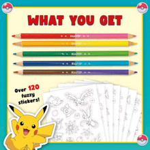 Load image into Gallery viewer, Klutz Pokémon Color Your Own Fuzzy Stickers
