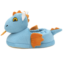 Load image into Gallery viewer, Robeez Drago Light Up Slippers Teal
