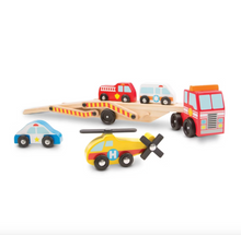 Load image into Gallery viewer, Melissa &amp; Doug Emergency Vehicle Carrier
