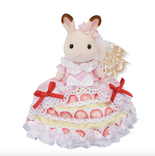 Load image into Gallery viewer, Calico Critters Freya's Birthday Celebration Strawberry Cake Dress
