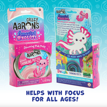 Load image into Gallery viewer, Crazy Aaron's Amazing Axolotl Thinking Putty
