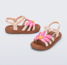 Load image into Gallery viewer, Mini Melissa Hip Bloomy Baby Brown/Pink
