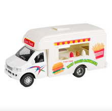 Load image into Gallery viewer, Toysmith Foodie Fleet Die-Cast Pull-Back Food Truck Toy
