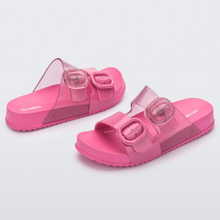 Laden Sie das Bild in den Galerie-Viewer, Mini Melissa Cozy Slide INF Pink/Glitter
