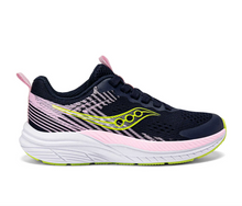 Laden Sie das Bild in den Galerie-Viewer, Saucony Hurricane Kids Sneakers – Navy/Pink
