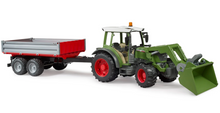 Load image into Gallery viewer, Bruder Fendt Vario 211 W Frontloader and Trailer
