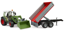 Load image into Gallery viewer, Bruder Fendt Vario 211 W Frontloader and Trailer
