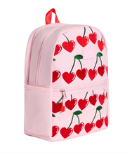 Laden Sie das Bild in den Galerie-Viewer, State Bags Recycled Polycanvas Kane Double Pocket Backpack Cherry
