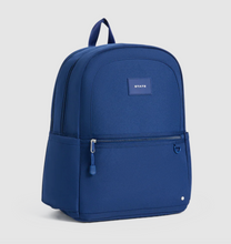 Load image into Gallery viewer, State Bags Solid Recycled Polycanvas Kane Double Pocket Backpack Navy
