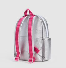 Load image into Gallery viewer, State Bags Metallic Kane Mini Backpack Happy Fuzzy Hearts
