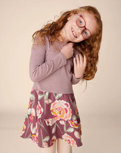 Load image into Gallery viewer, Tea Collection Tiered Skirted Twirl Dress Turkish Rose
