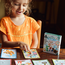 Load image into Gallery viewer, Eeboo Create A Story Cards Volcano Island
