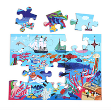 Load image into Gallery viewer, Eeboo Sea Exploration 20 Piece Big Puzzle
