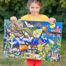 Load image into Gallery viewer, Eeboo Love of Bats 100 Piece Jigsaw Puzzle
