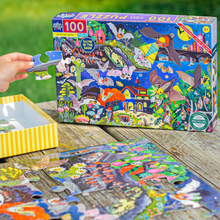 Load image into Gallery viewer, Eeboo Love of Bats 100 Piece Jigsaw Puzzle
