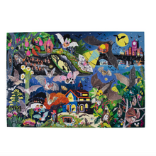 Load image into Gallery viewer, Eeboo Love of Bats 100 Piece Jigsaw Puzzle
