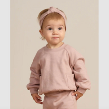 Laden Sie das Bild in den Galerie-Viewer, Quincy Mae Tasche Sweatshirt Mauve

