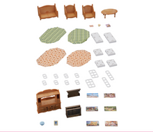 Laden Sie das Bild in den Galerie-Viewer, Calico Critters Gemütliches Wohnzimmer Set
