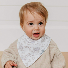 Load image into Gallery viewer, Copper Pearl Bandana Bib 4-Pack Gage
