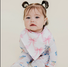 Load image into Gallery viewer, Copper Pearl Bandana Bibs 4-Pack Bow My Gosh
