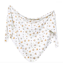 Load image into Gallery viewer, Copper Pearl Knit Swaddle Blanket Wilder
