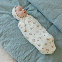 Load image into Gallery viewer, Copper Pearl Knit Swaddle Blanket Wilder
