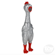 Load image into Gallery viewer, The Toy Network 13.25" Sparkle Rubber Chicken
