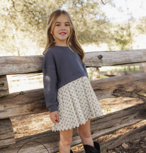 Load image into Gallery viewer, Rylee + Cru Sweatshirt Dress Vintage Fleur
