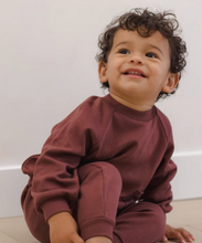 Load image into Gallery viewer, Quincy Mae Sweatpant Black Cherry
