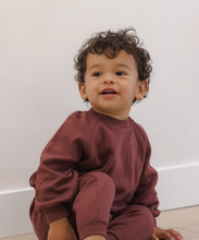 Load image into Gallery viewer, Quincy Mae Sweatpant Black Cherry
