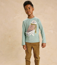 Load image into Gallery viewer, Tea Collection Oxford Owl Graphic Tee Sea
