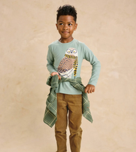 Load image into Gallery viewer, Tea Collection Oxford Owl Graphic Tee Sea
