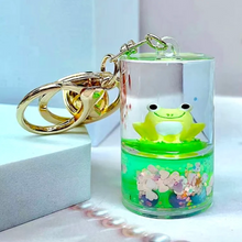 Laden Sie das Bild in den Galerie-Viewer, Frog Boba Floaty Keycharm
