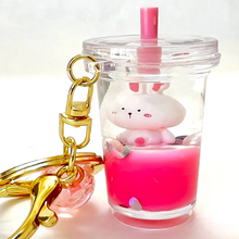 Laden Sie das Bild in den Galerie-Viewer, Zoo Animal Boba Floaty Keycharm
