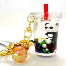 Laden Sie das Bild in den Galerie-Viewer, Zoo Animal Boba Floaty Keycharm
