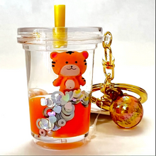 Laden Sie das Bild in den Galerie-Viewer, Zoo Animal Boba Floaty Keycharm
