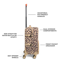 Load image into Gallery viewer, State Bags Logan Carry-On Suitcase, Leopard

