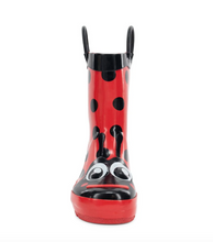 Load image into Gallery viewer, Western Chief Lucy Ladybug Rain Boot Red
